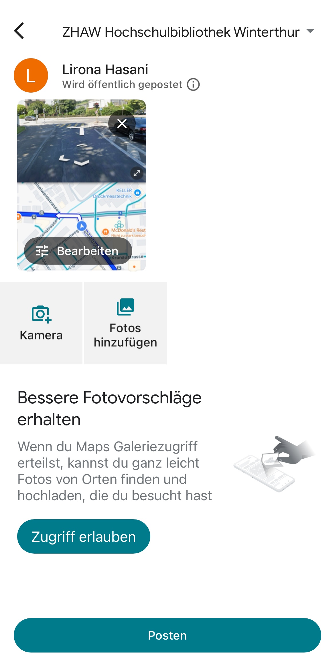 Medien hinzufügen